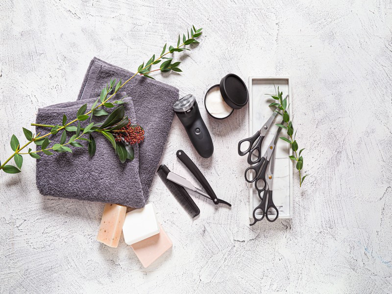coffret à barbe