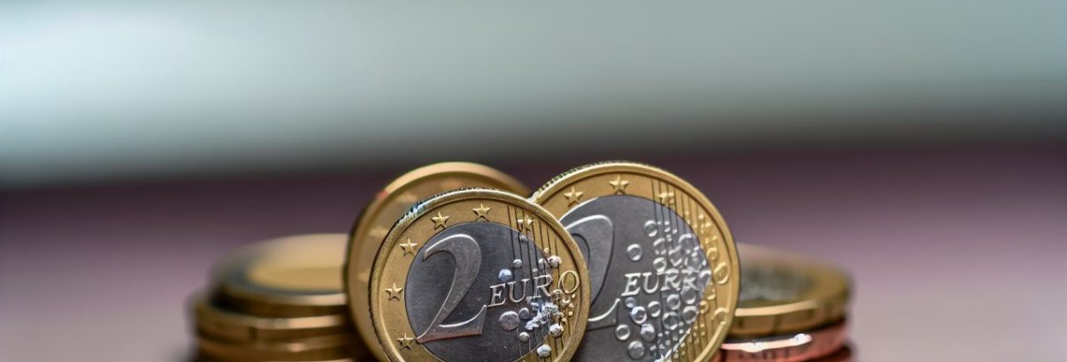 Une collection de pièces de 2 euros présentant des anomalies ou des défauts notables.
