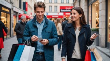dépenser de l'argent en faisant du shopping