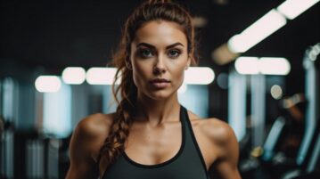 Femme qui fait du sport
