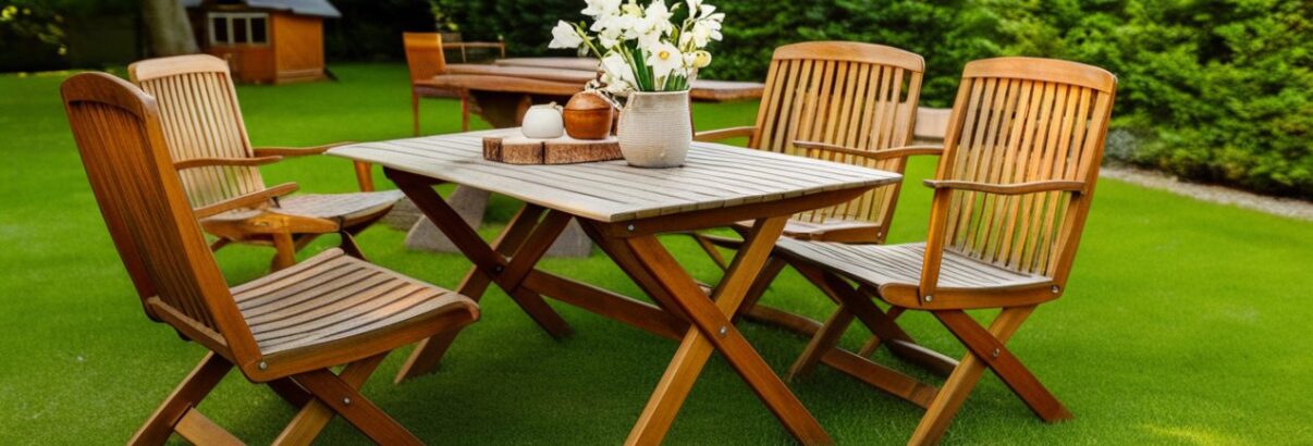 mobilier de jardin en bois