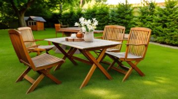 mobilier de jardin en bois