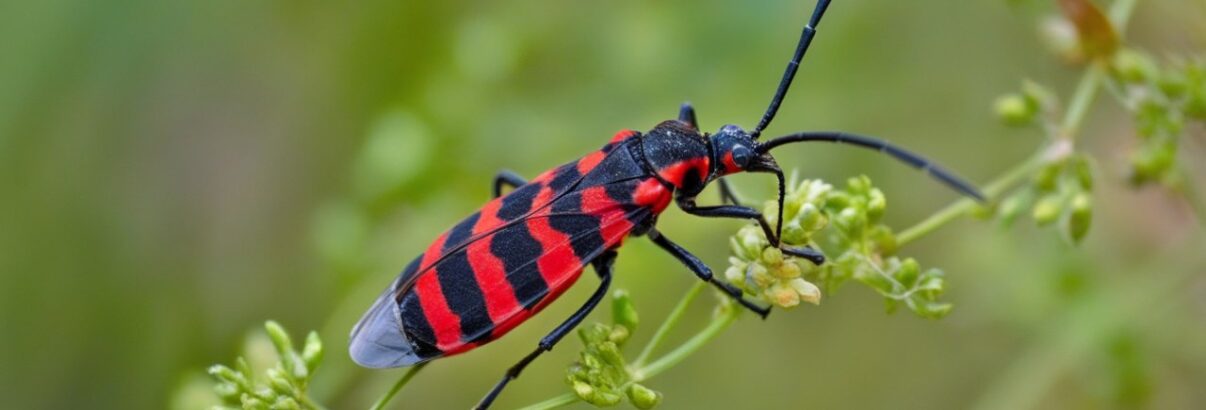 Le Gendarme : L'insecte rouge et noir inoffensif qui fascine petits et grands