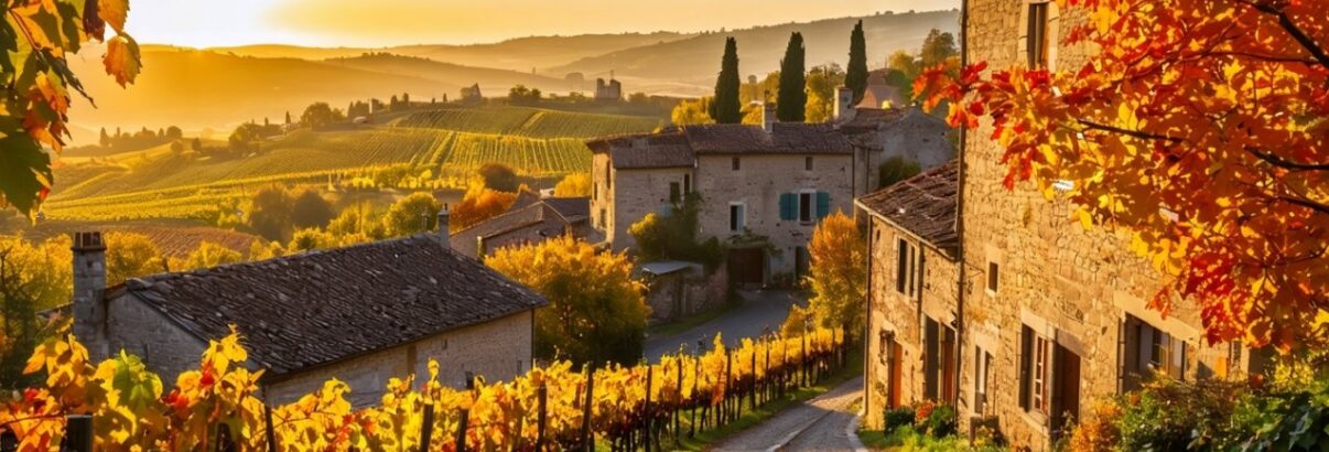 Le Beaujolais : trois villages pittoresques à découvrir absolument
