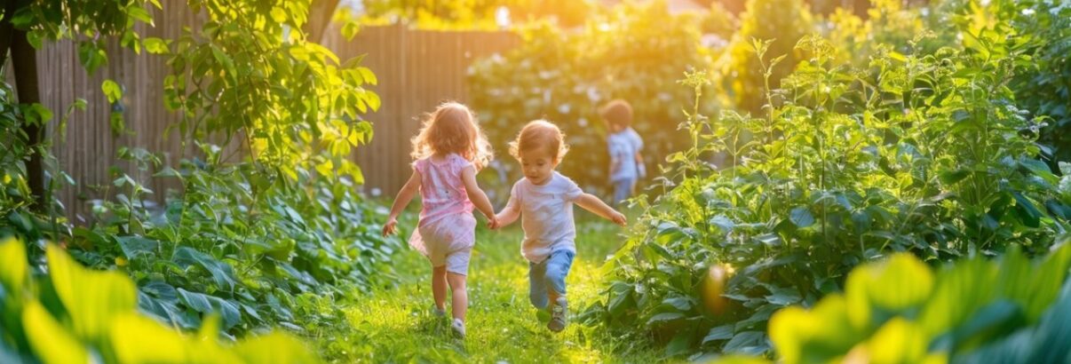 Le jardin des explorateurs : les plantes qui résistent aux jeux des enfants