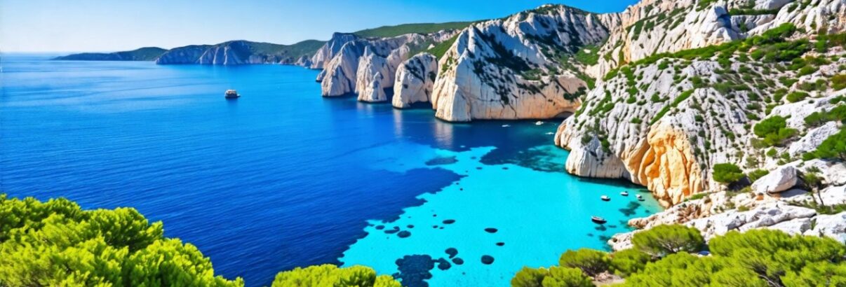 massif des Calanques bord de mer