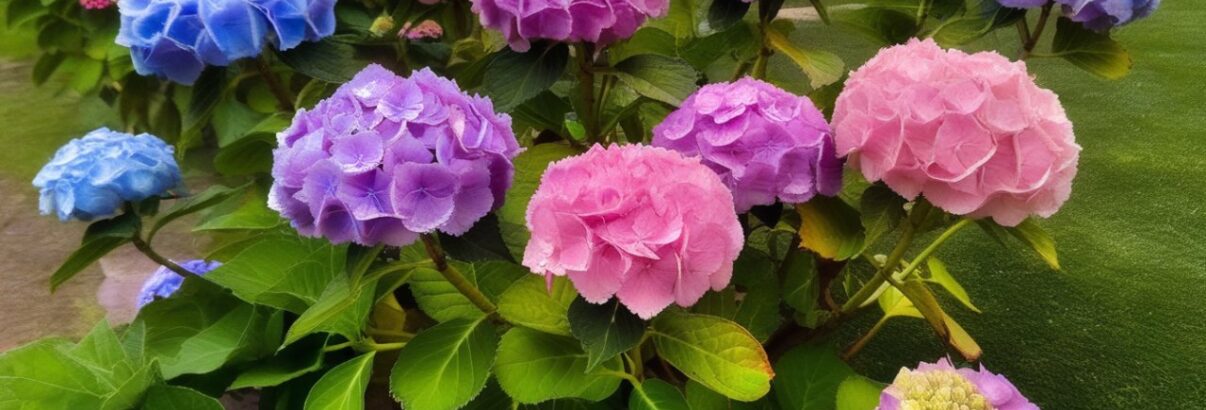 Les secrets pour transformer la couleur de vos hortensias : du bleu au rose en passant par le violet