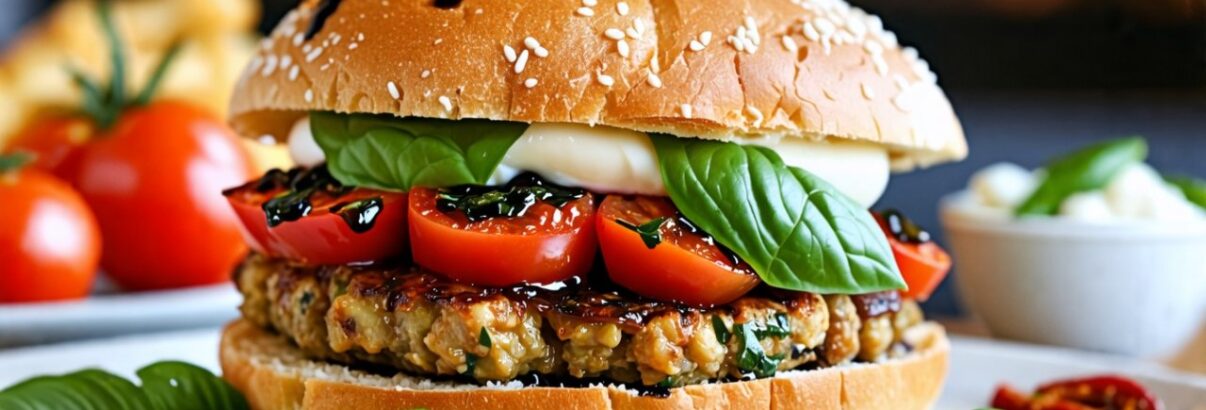 Burger végétarien à l'italienne : la recette qui va épater vos papilles