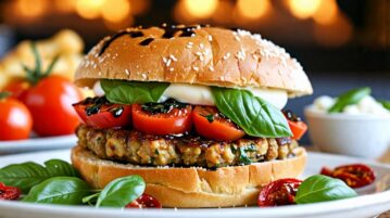 Burger végétarien à l'italienne : la recette qui va épater vos papilles