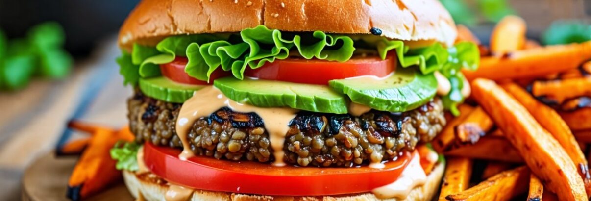 Burgers végétariens aux lentilles et shiitake : la recette qui va vous faire craquer