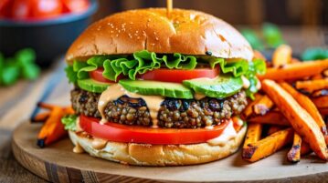Burgers végétariens aux lentilles et shiitake : la recette qui va vous faire craquer