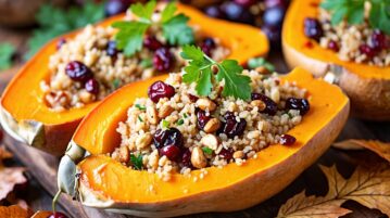 Butternut farcie gourmande : la recette d'automne qui fait l'unanimité