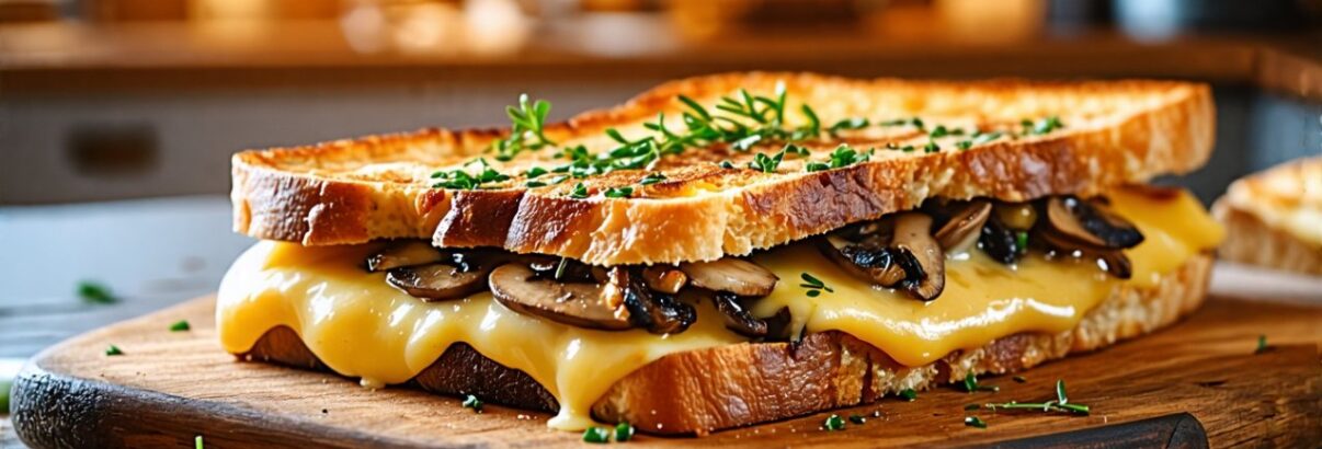 Croque-monsieur aux champignons : la recette qui fait fondre de plaisir