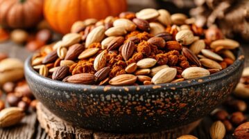 Graines et noix grillées aux épices : l'apéritif de saison qui ravira vos papilles