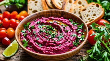 Houmous de betterave : l'apéritif de saison qui vous fera voir la vie en rose