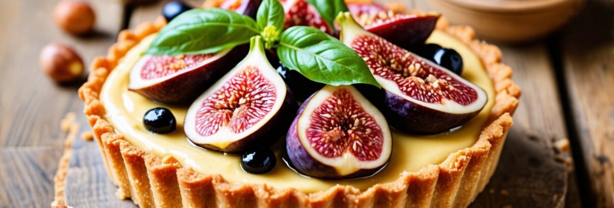 La Tarte à la noisette, aux figues, olives et basilic : une symphonie de saveurs étonnantes et gourmandes