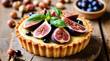 La Tarte à la noisette, aux figues, olives et basilic : une symphonie de saveurs étonnantes et gourmandes