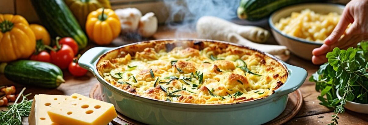 Le gratin de courgettes de Mamie : un délice familial qui traverse les générations