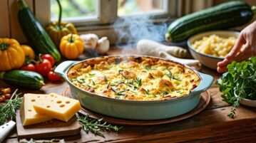 Le gratin de courgettes de Mamie : un délice familial qui traverse les générations