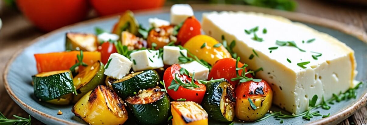 Légumes et feta rôtis : la recette de saison qui ravira vos papilles