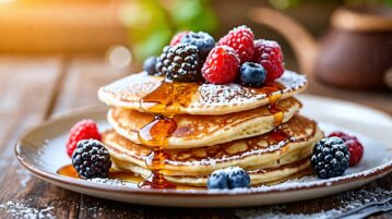 Pancakes épais au yaourt : la recette ultra-moelleuse qui va révolutionner vos petits-déjeuners