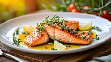 Pavés de saumon et fenouil rôtis : un délice méditerranéen pour égayer votre vendredi soir
