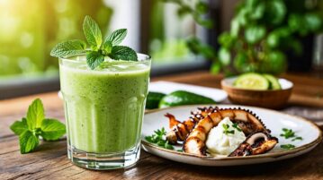 Smoothie de concombre et chèvre frais, seiche poêlée : des recettes de saison pour éveiller vos papilles