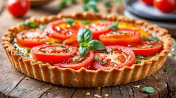 Tarte à la tomate : les secrets d'une pâte croustillante