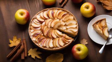 La tarte aux pommes et au caramel : le dessert incontournable pour un mois de septembre gourmand