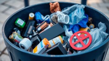 Ne jetez plus n'importe quoi : la liste simple des objets interdits dans la poubelle !