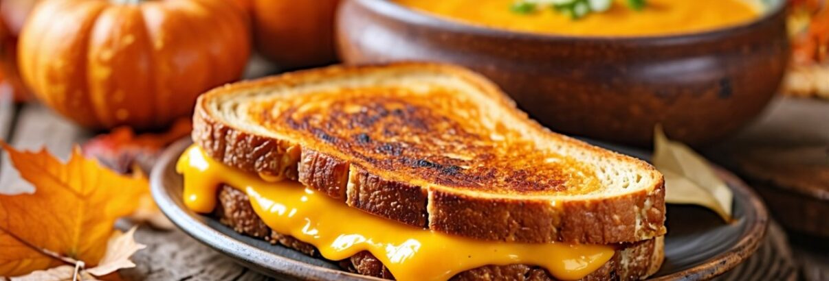 Apéro automnal : le délicieux Pumpkin Grilled Cheese à découvrir absolument !