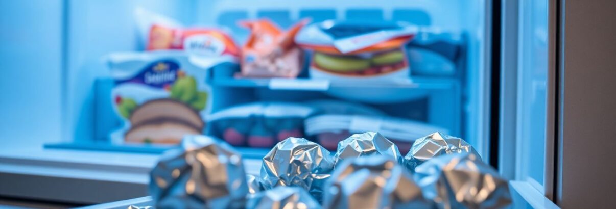 Découvre l’incroyable raison pour laquelle on met du papier d’aluminium au congélateur