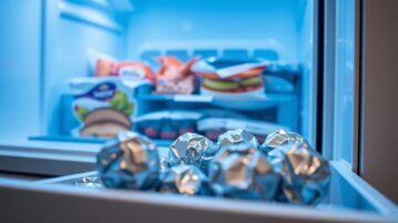 Découvre l’incroyable raison pour laquelle on met du papier d’aluminium au congélateur