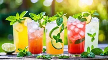 Boissons rafraîchissantes à la menthe : 5 recettes qui vont vous faire fondre cet été