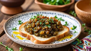 Caviar d'aubergine sur toast : quand l'Orient s'invite à l'apéro