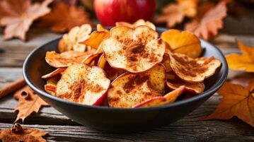 Chips de pommes à la cannelle : l'apéritif de saison qui séduira vos papilles