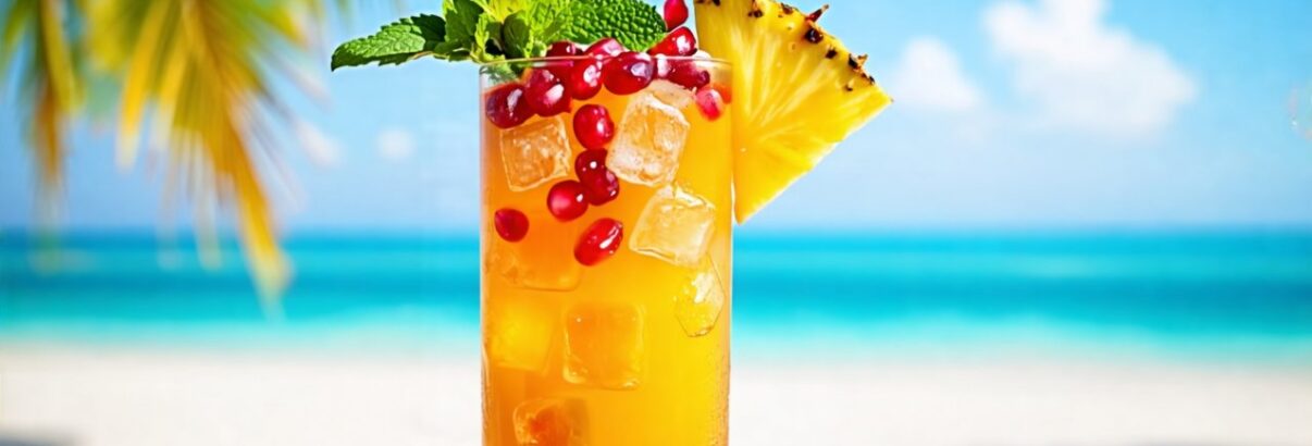 Cocktail ananas-grenade sans alcool : une explosion de saveurs exotiques pour l'été