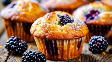 Découvrez le délice des muffins aux mûres pour égayer votre mois de septembre !