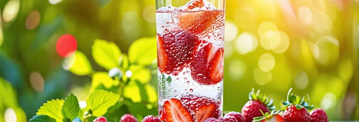 Eau pétillante aux fruits rouges : quand les bulles rencontrent les saveurs estivales