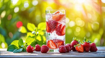 Eau pétillante aux fruits rouges : quand les bulles rencontrent les saveurs estivales