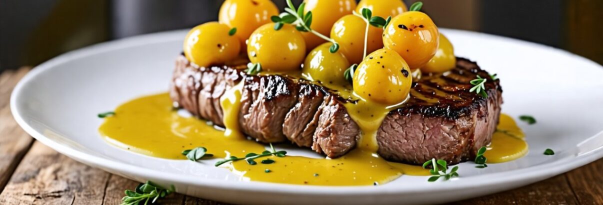 Filet mignon aux mirabelles, sauce à la moutarde : la recette de saison qui ravira vos papilles