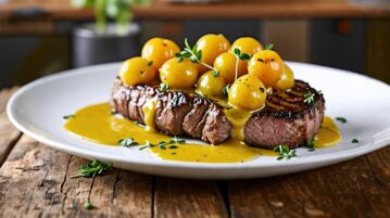 Filet mignon aux mirabelles, sauce à la moutarde : la recette de saison qui ravira vos papilles