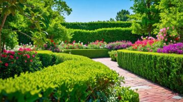 haies dans le jardin