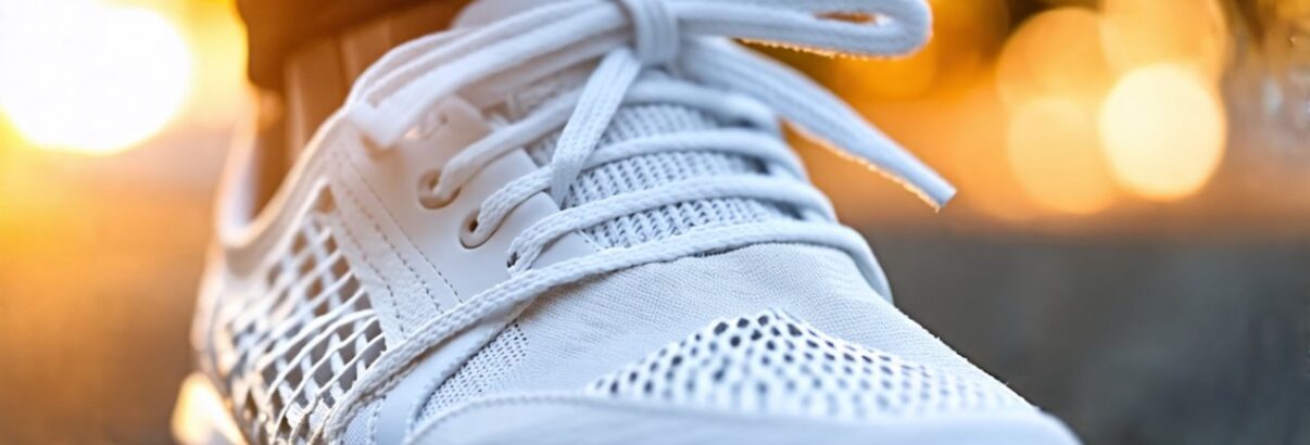 lacets blancs basket