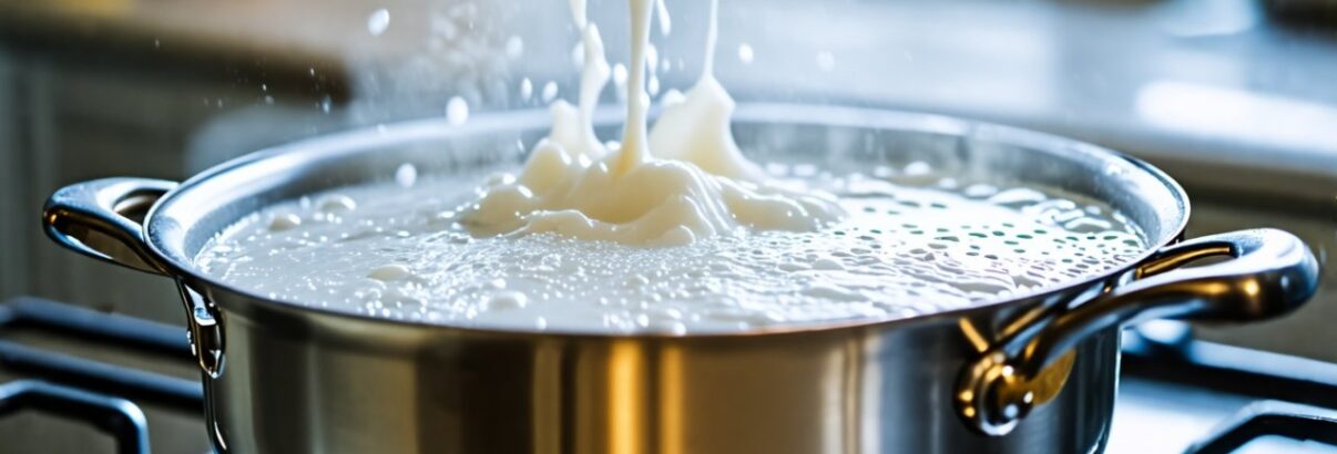 Découvrez enfin pourquoi votre lait déborde à chaque fois !