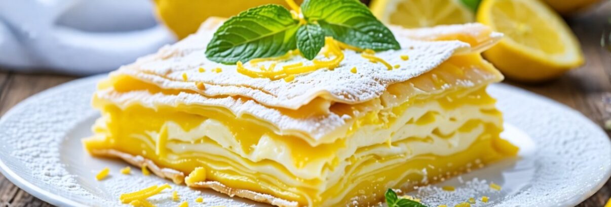 Lasagnes au citron : un dessert original et rafraîchissant pour égayer votre mois de septembre