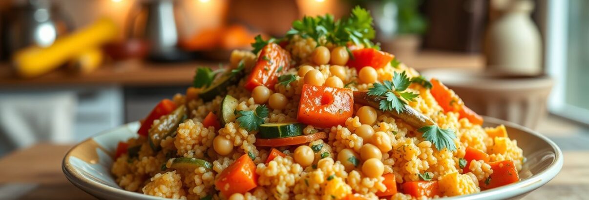 Le couscous végétarien de Philippe Etchebest : une recette familiale revisitée
