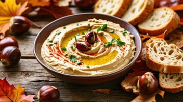 Le houmous aux châtaignes : le délice automnal incontournable pour vos apéritifs
