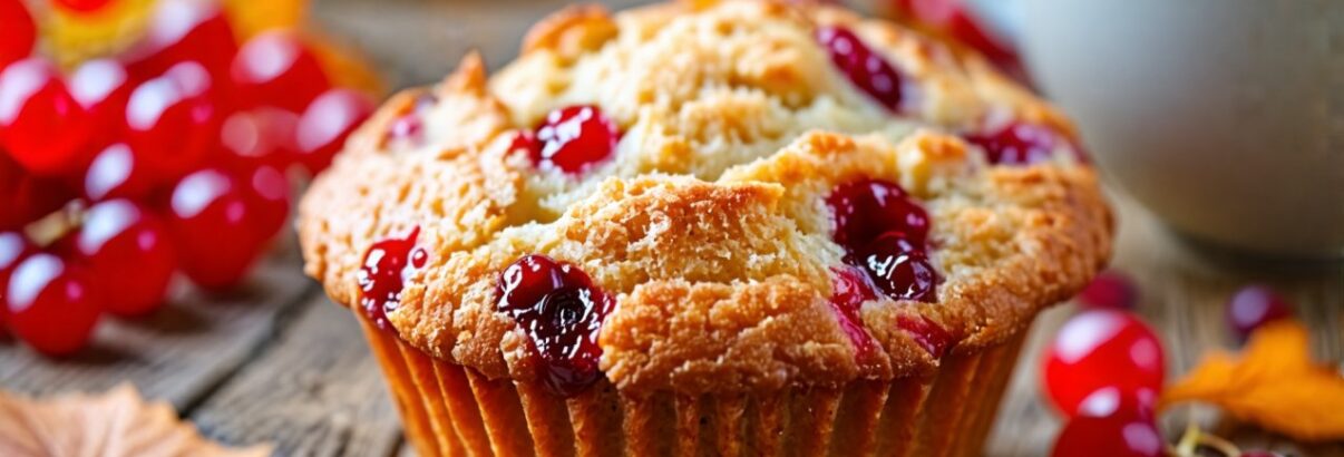 Le muffin aux groseilles : un délice fruité pour réchauffer vos papilles en septembre