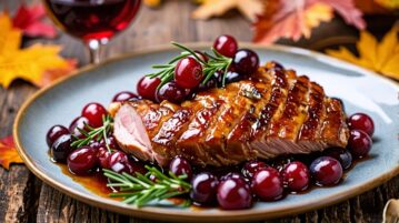 Magret de canard et raisins caramélisés : la recette de saison incontournable